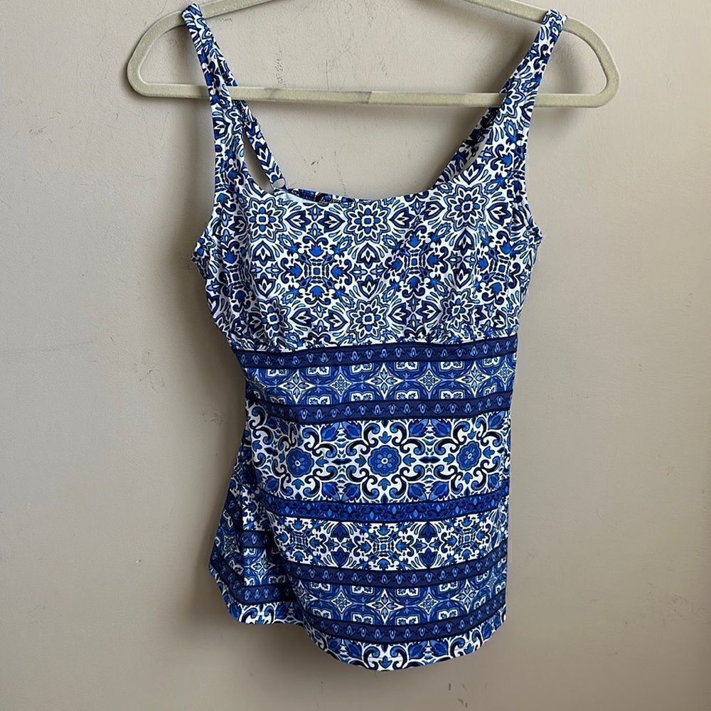 Lands End Supportive Swim Tankini 8